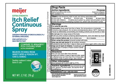 image 1 - Meijer Itch Relief Spray 50 082ME 03